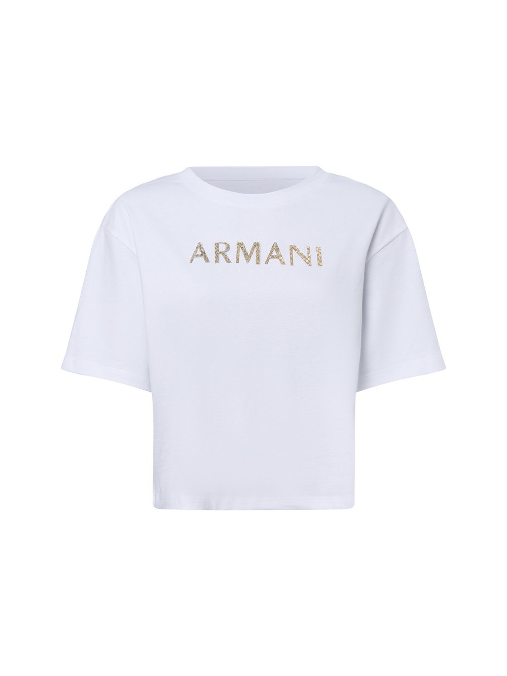 Armani Exchange T-Shirt Damen Baumwolle weiß, XS