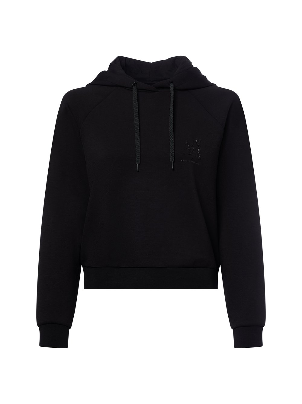 Armani Exchange Kapuzenpullover Damen Viskose schwarz, XL