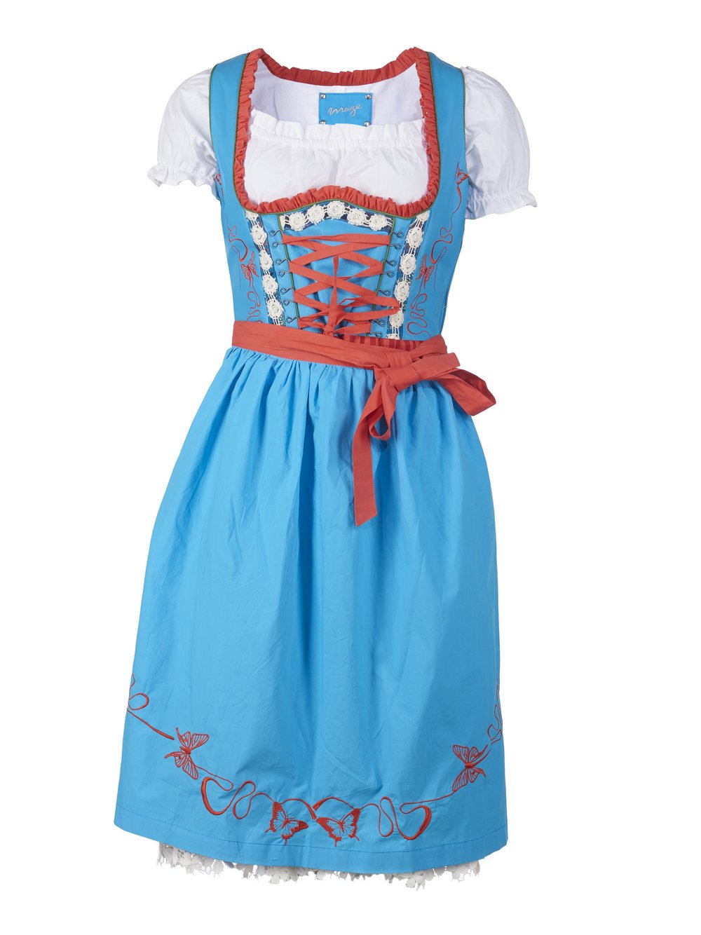 Maze Dirndl Damen Baumwolle mehrfarbig, S