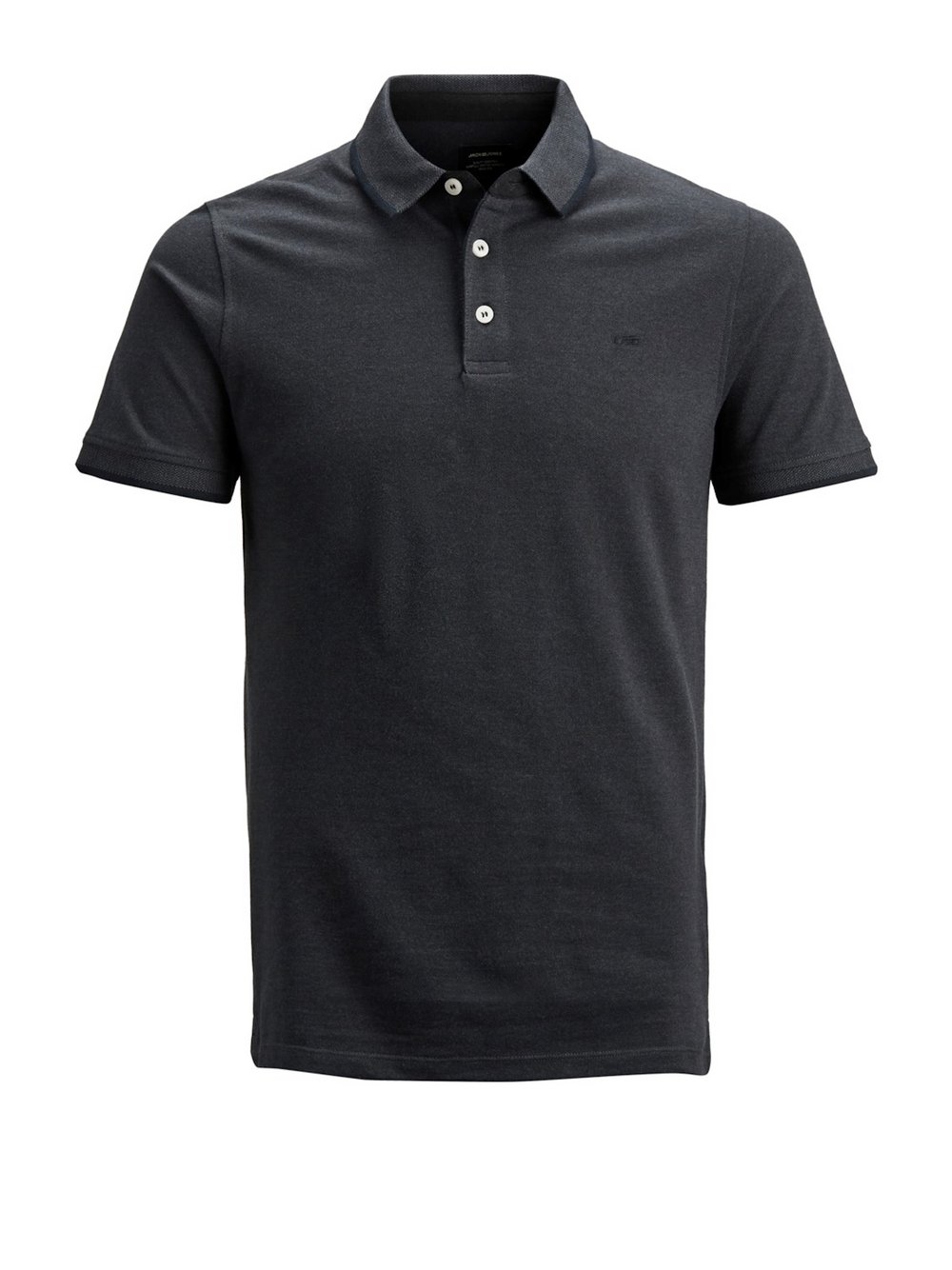 Jack & Jones Poloshirt Herren Baumwolle grau, M