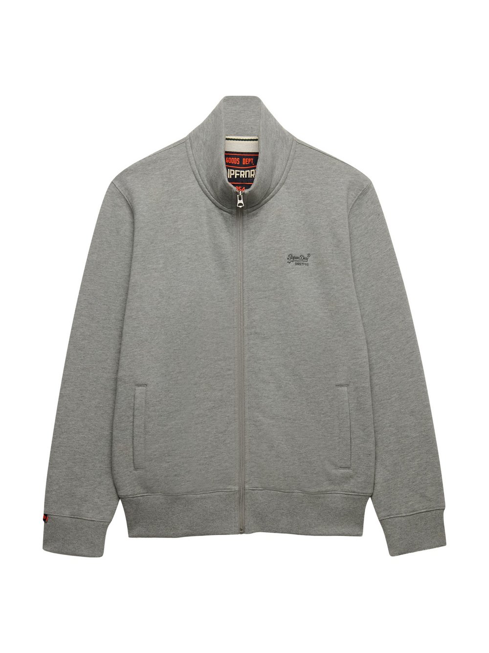 Superdry Sweatjacke Herren Baumwolle grau, L