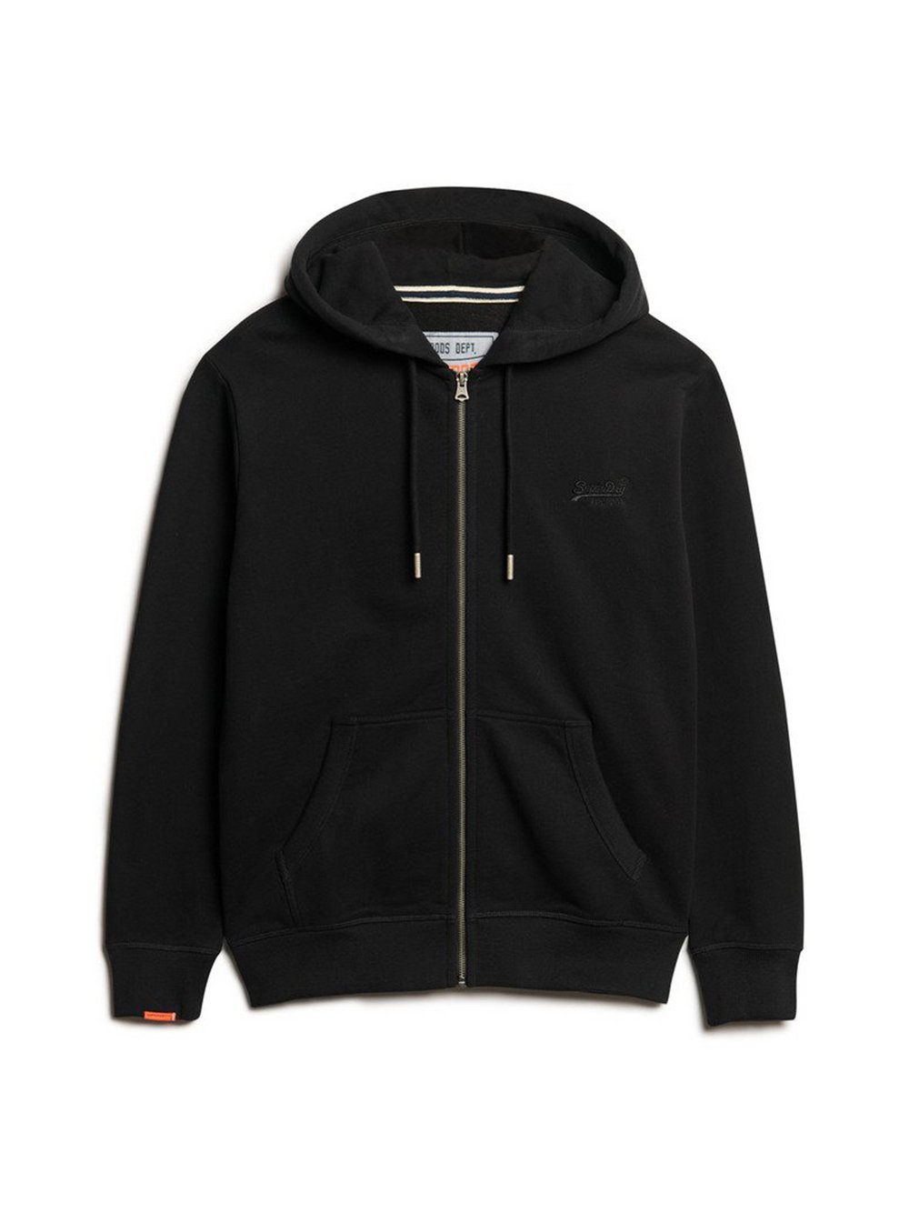 Superdry Sweatjacke Herren Baumwolle schwarz, XXXL