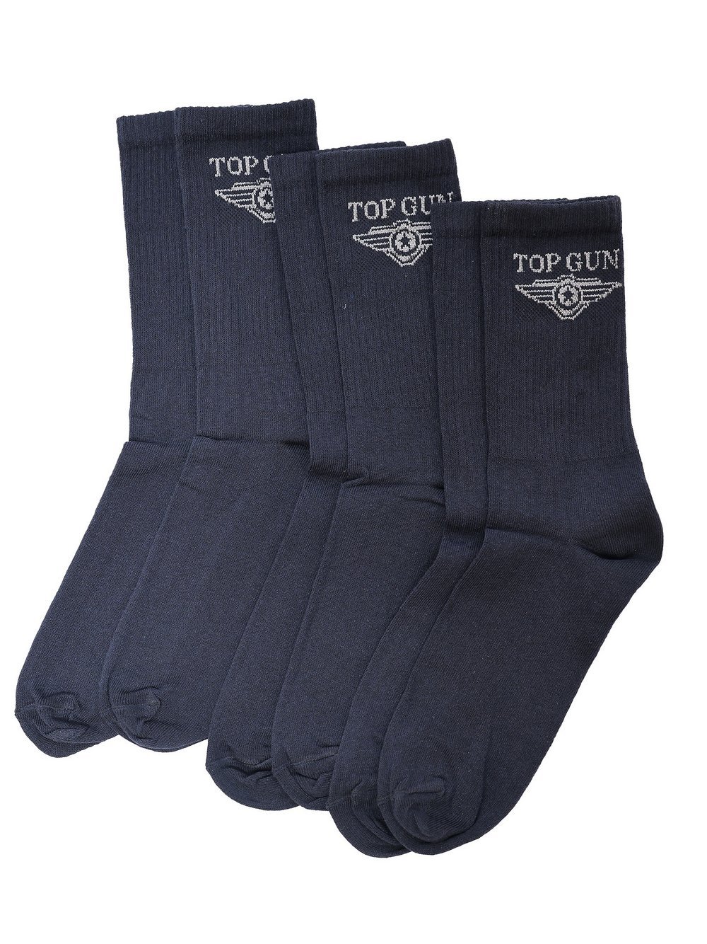 Topgun Socken Herren Baumwolle blau strukturiert, 39-42