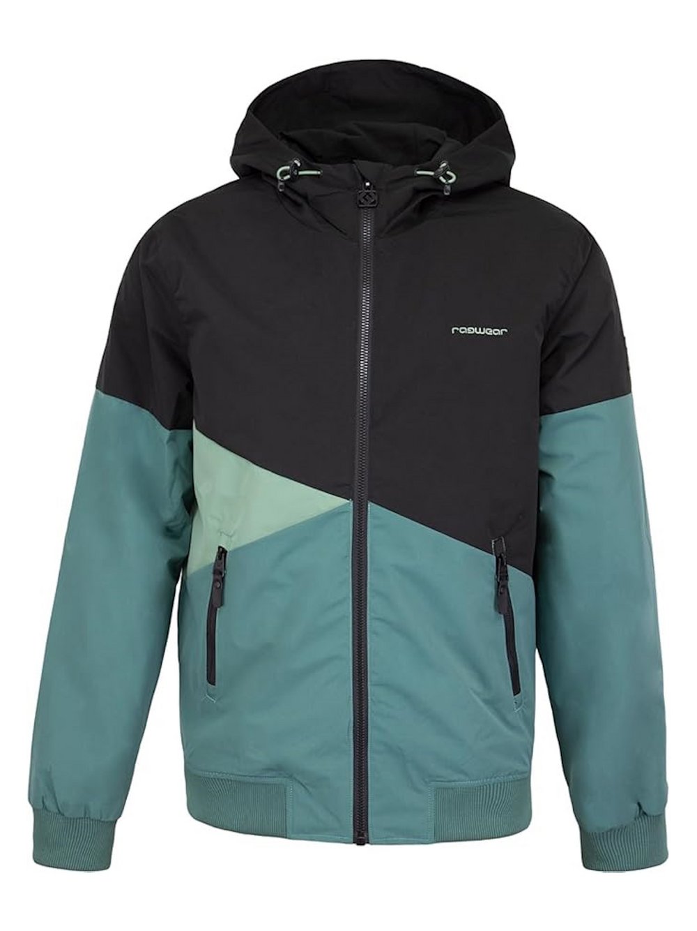 Ragwear Jacke Herren grün gemustert, L