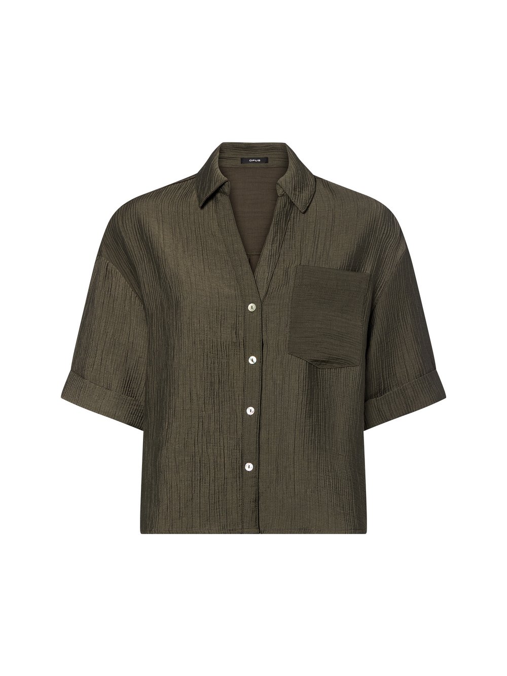 Opus Oversize-Bluse Damen Viskose grün, 38