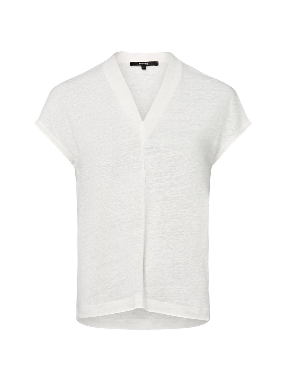 Someday Leinen-Shirt Kuinn Damen weiß, 38