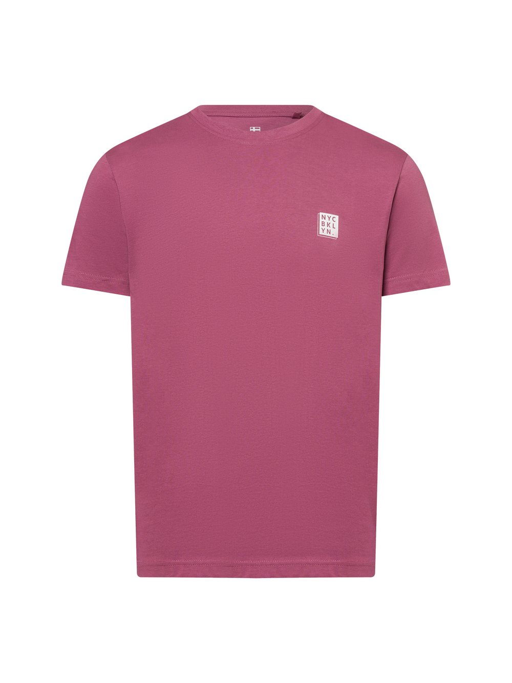 Nils Sundström T-Shirt Herren Baumwolle rosa meliert, XXL