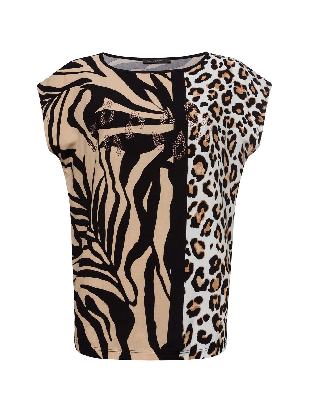 Betty Barclay T-Shirt Damen Viskose mehrfarbig gemustert, 42
