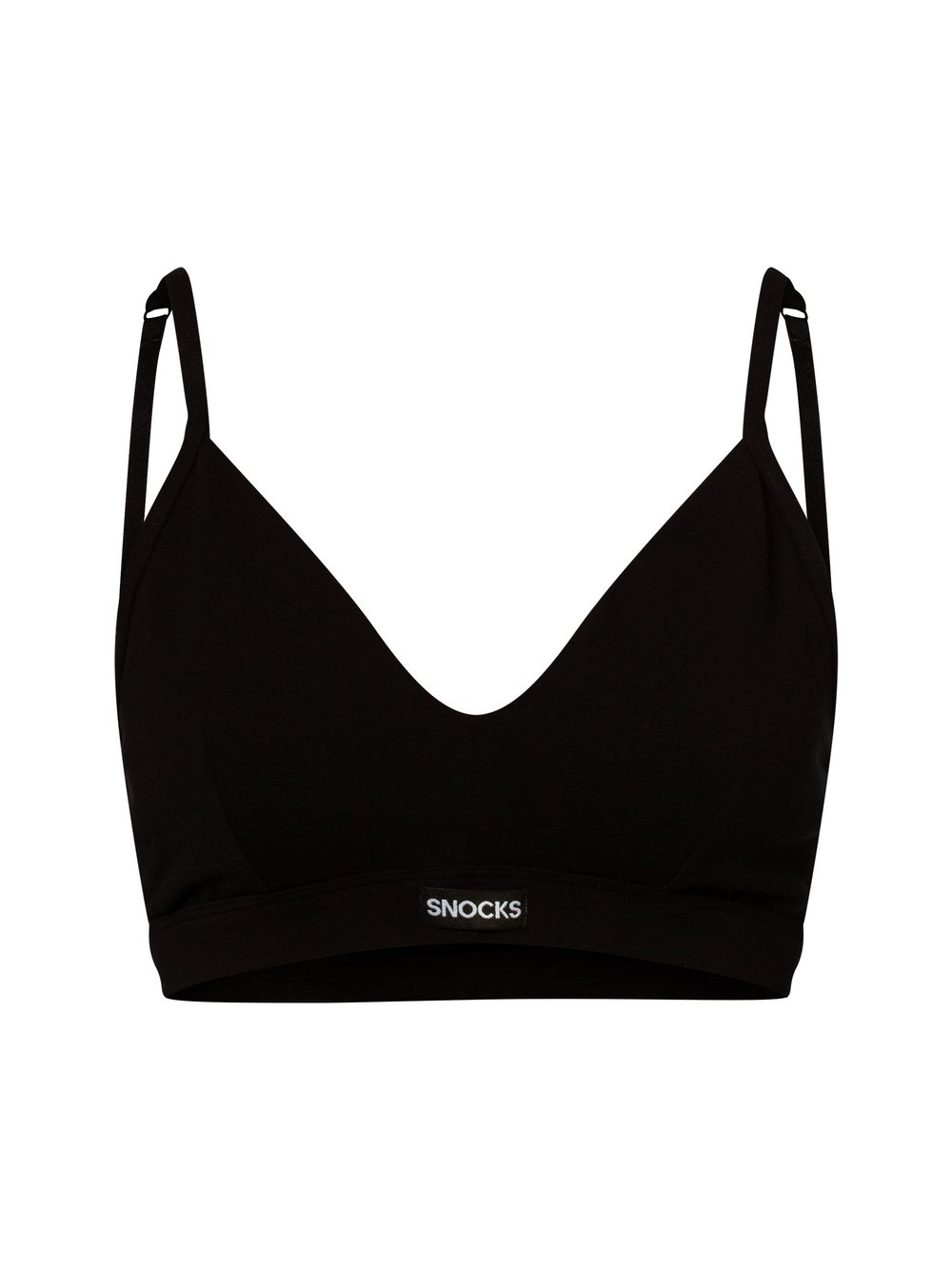 Snocks Bustier Damen Baumwolle schwarz, XL