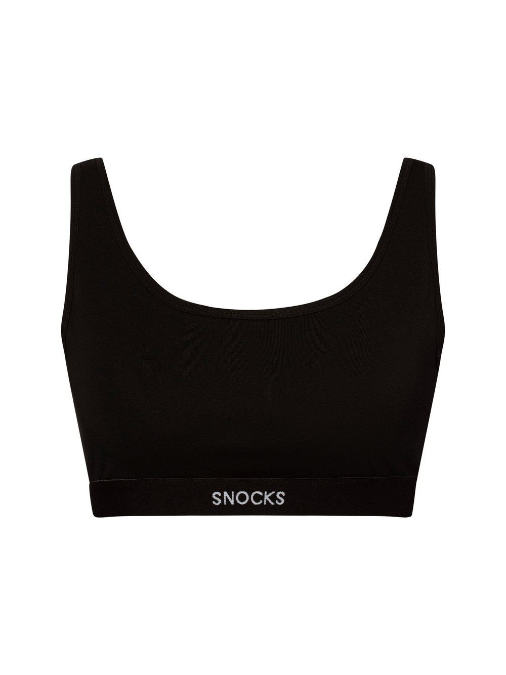 Snocks Bustier Damen Baumwolle schwarz, XL