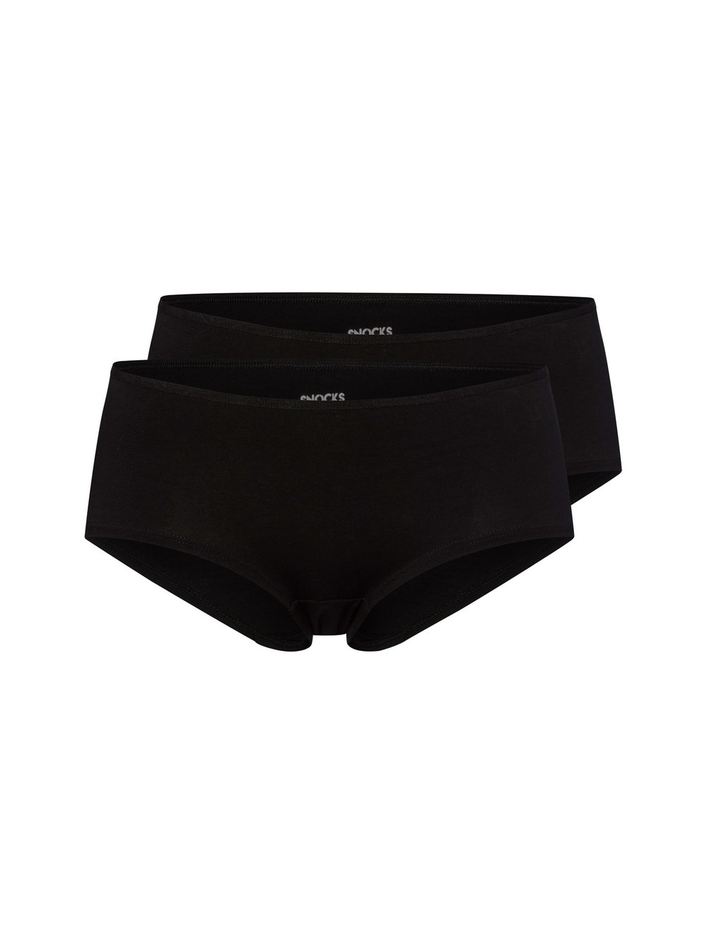 Snocks Hipster Damen Baumwolle schwarz, XL