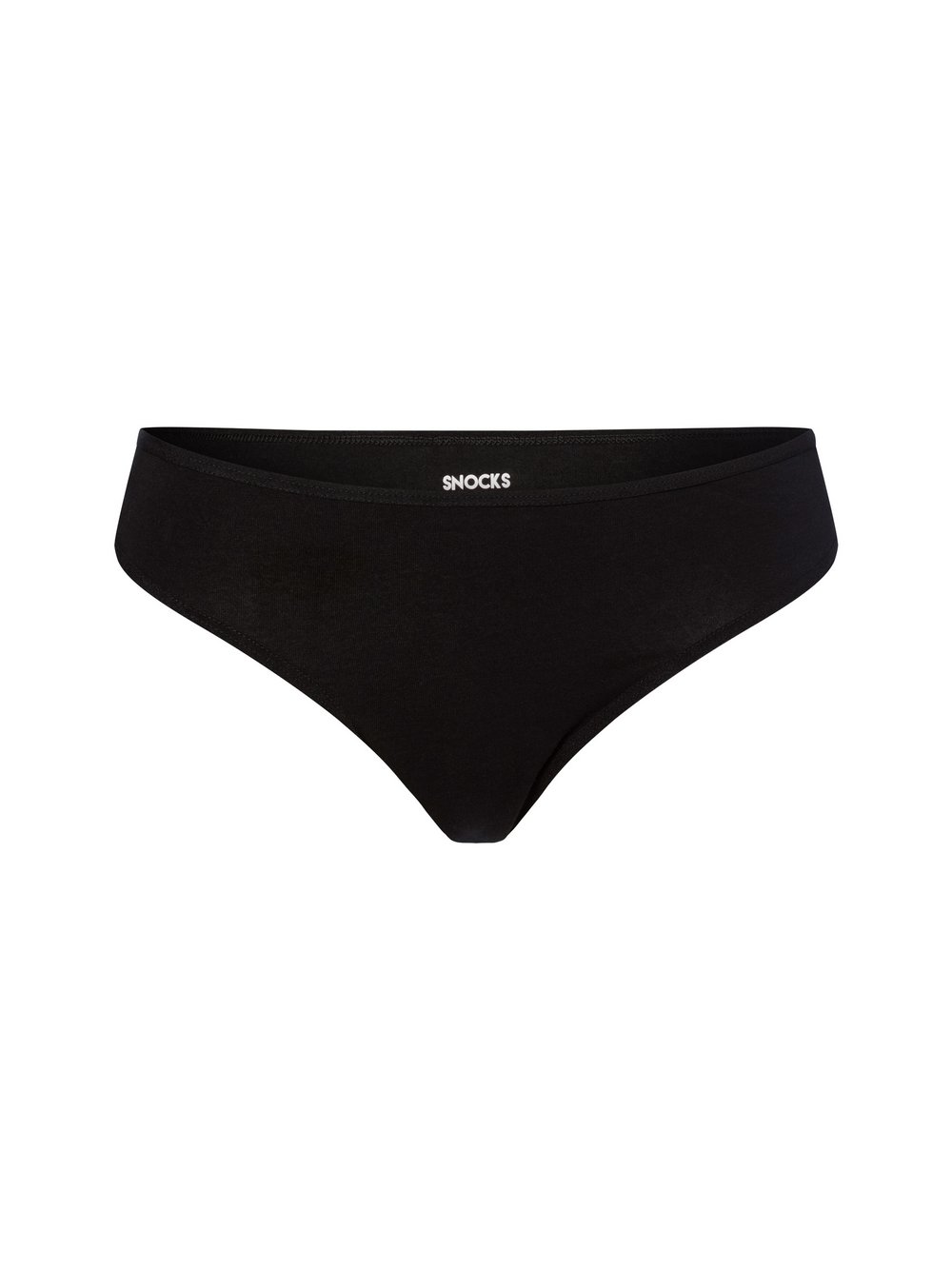 Snocks String im 2er-Pack Damen Baumwolle schwarz, XS