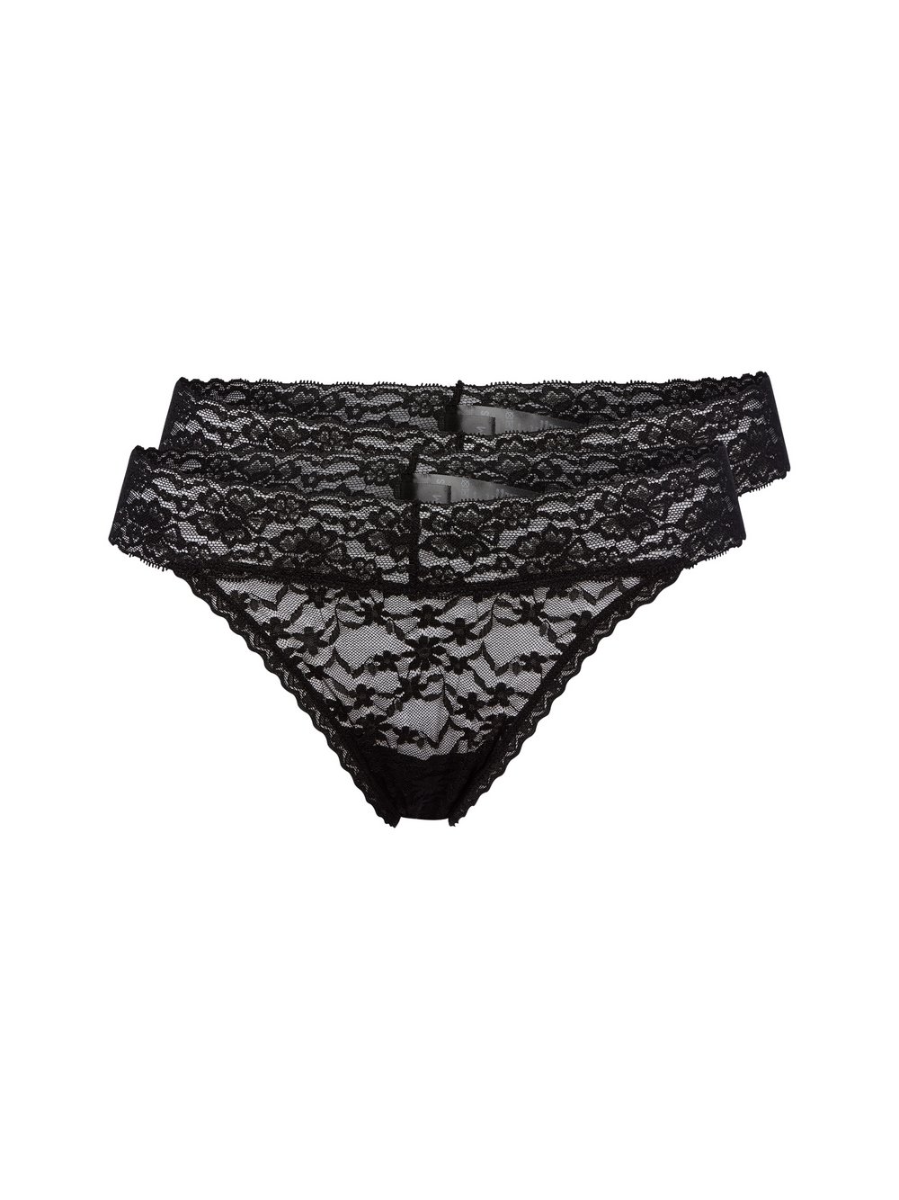 Snocks String im 2er-Pack Damen Polyamid schwarz, S