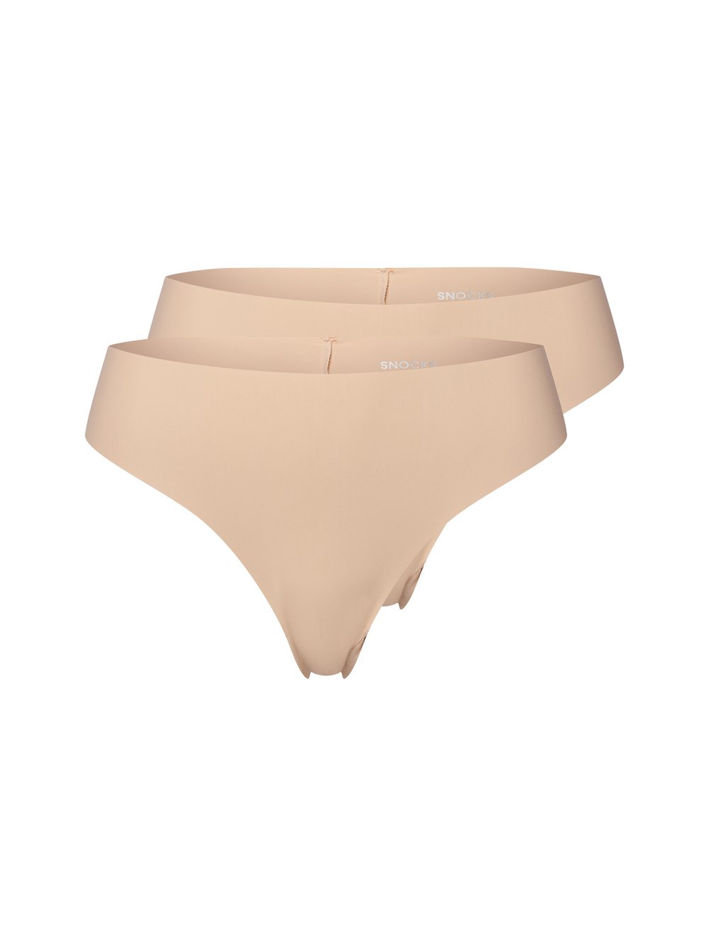 Snocks Strings im 2er-Pack Damen Polyamid beige, M