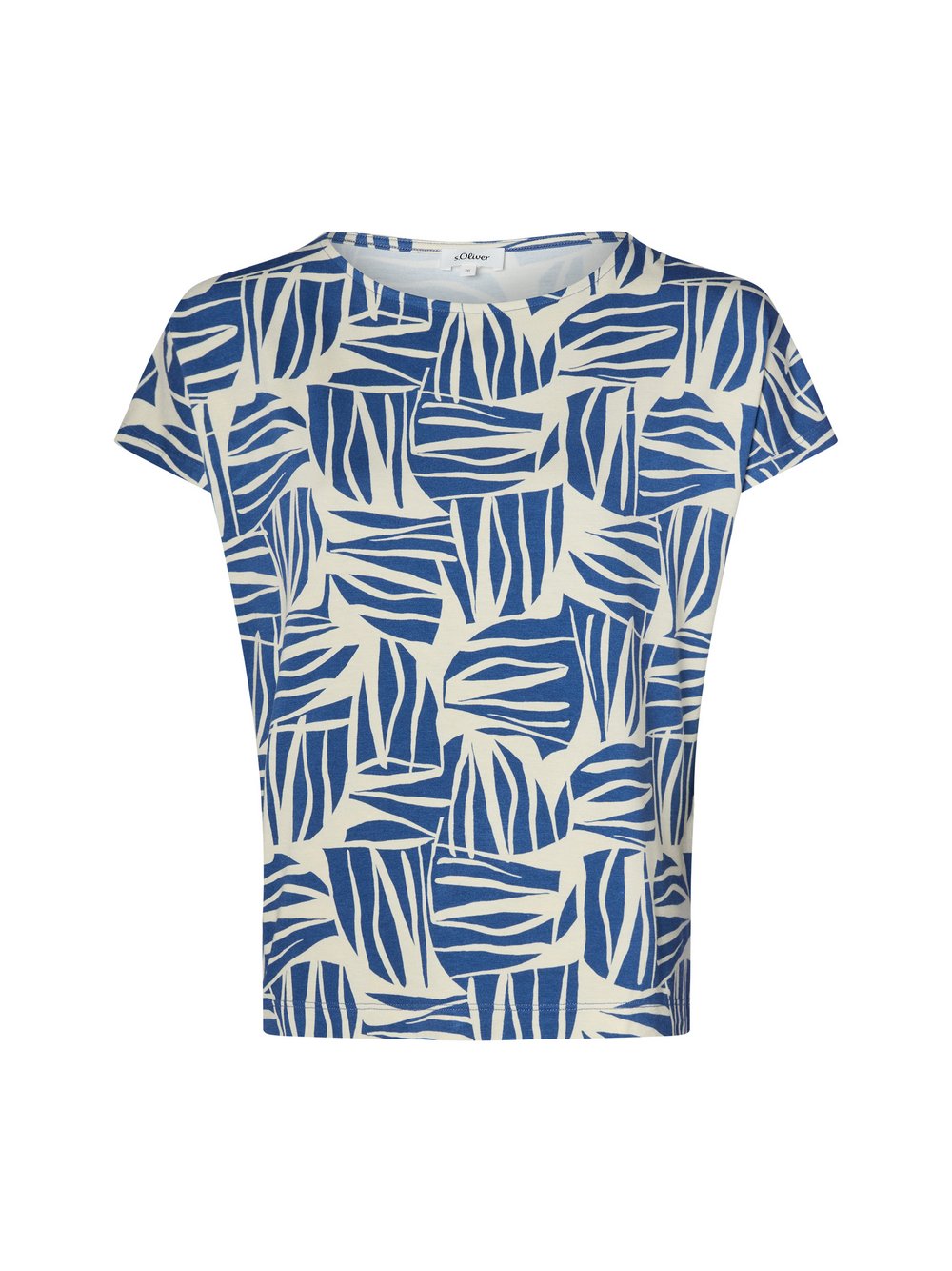 s.Oliver T-Shirt Damen Viskose mehrfarbig gemustert, 42