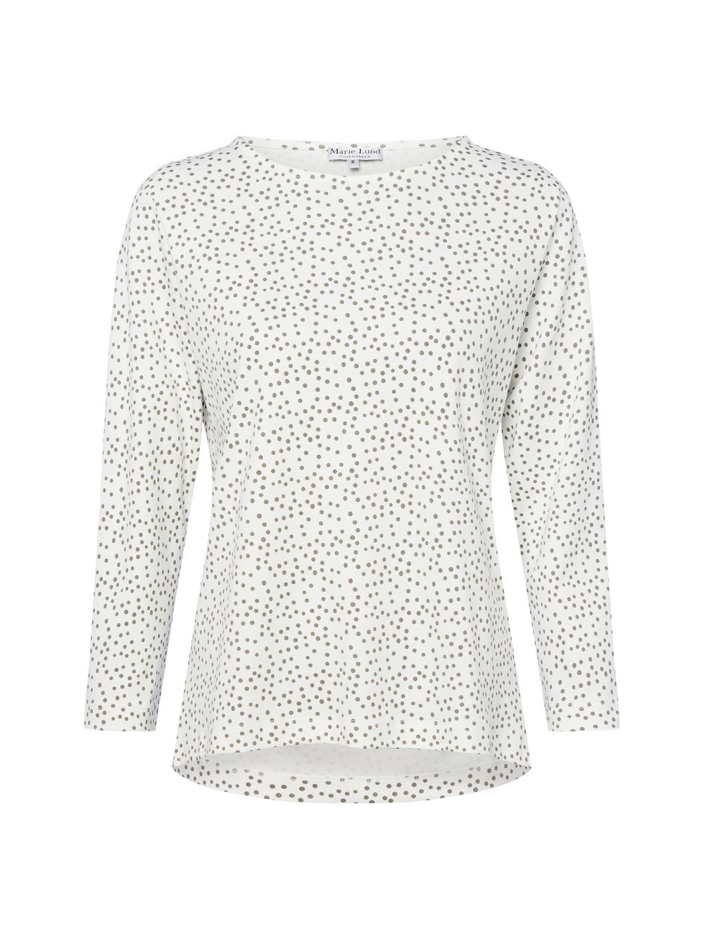 Marie Lund Shirt Damen Baumwolle mehrfarbig gepunktet, XXL
