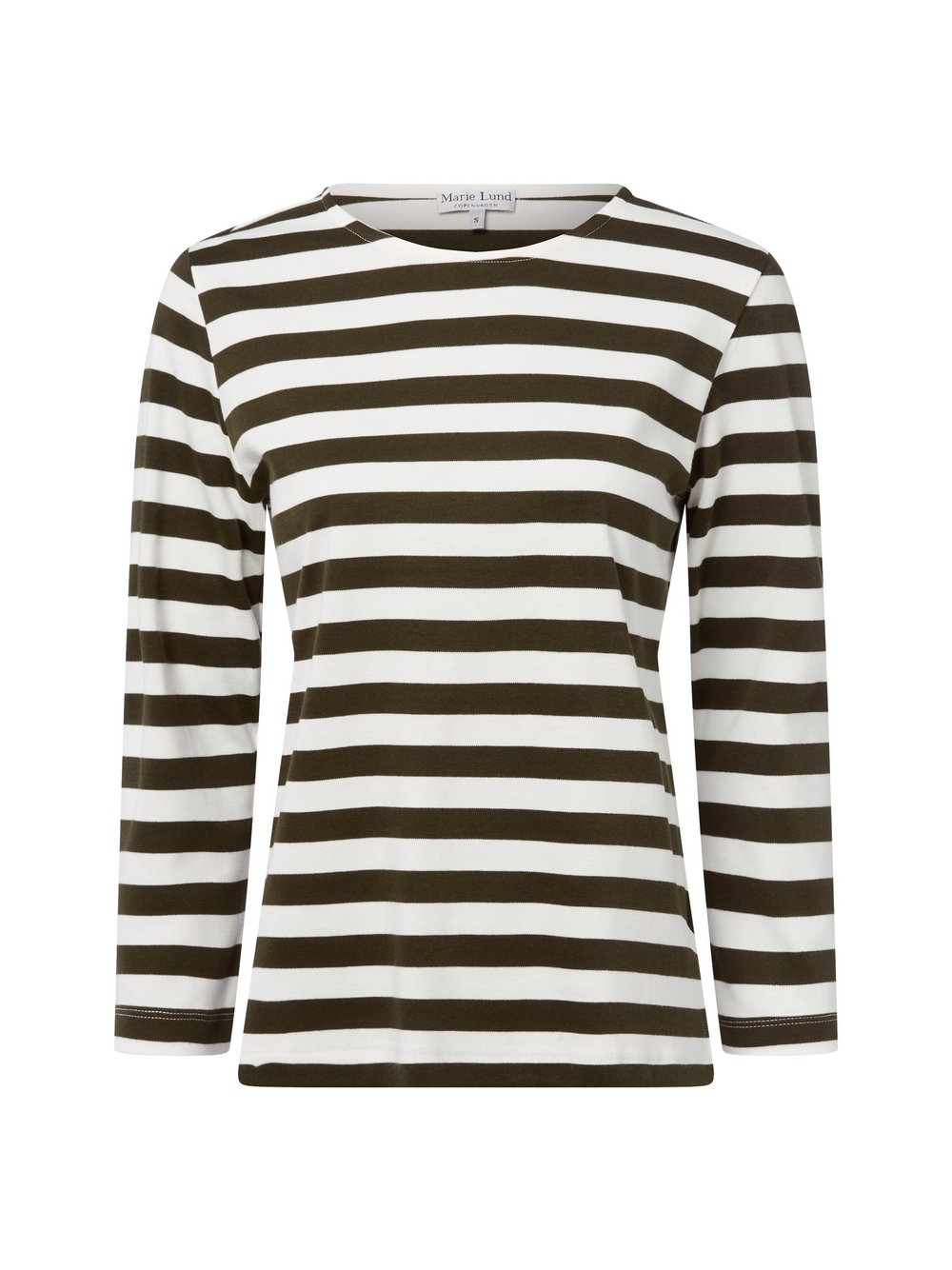 Marie Lund Langarmshirt Damen Baumwolle mehrfarbig gestreift, XXL