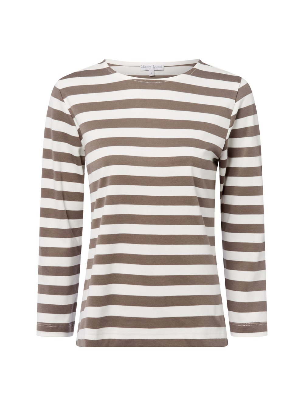 Marie Lund Langarmshirt Damen Baumwolle mehrfarbig gestreift, XXL