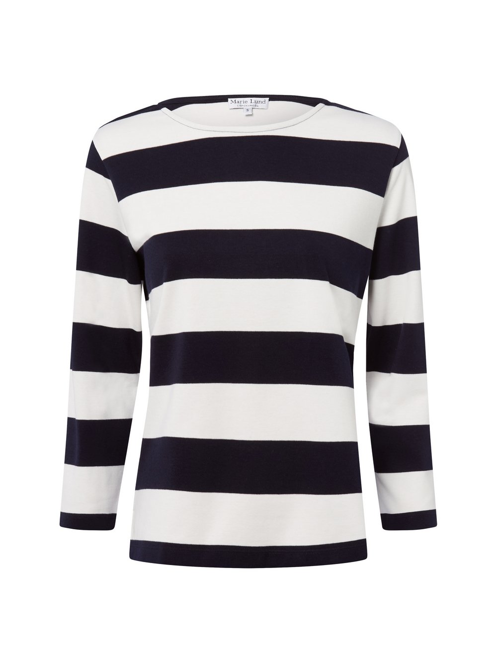 Marie Lund Langarmshirt Damen Baumwolle mehrfarbig gestreift, XL