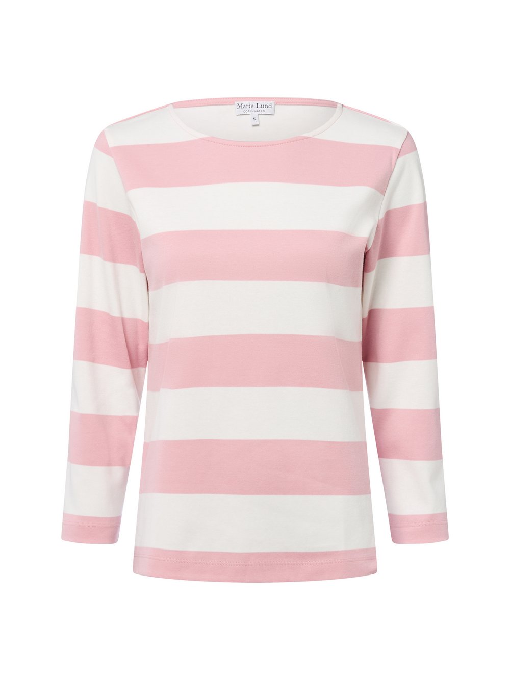 Marie Lund Langarmshirt Damen Baumwolle mehrfarbig gestreift, XL