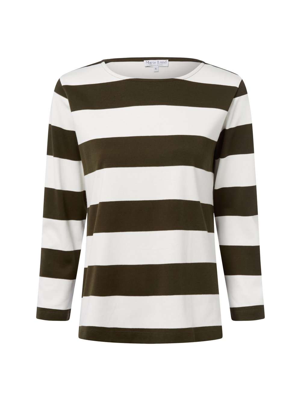 Marie Lund Langarmshirt Damen Baumwolle mehrfarbig gestreift, XL