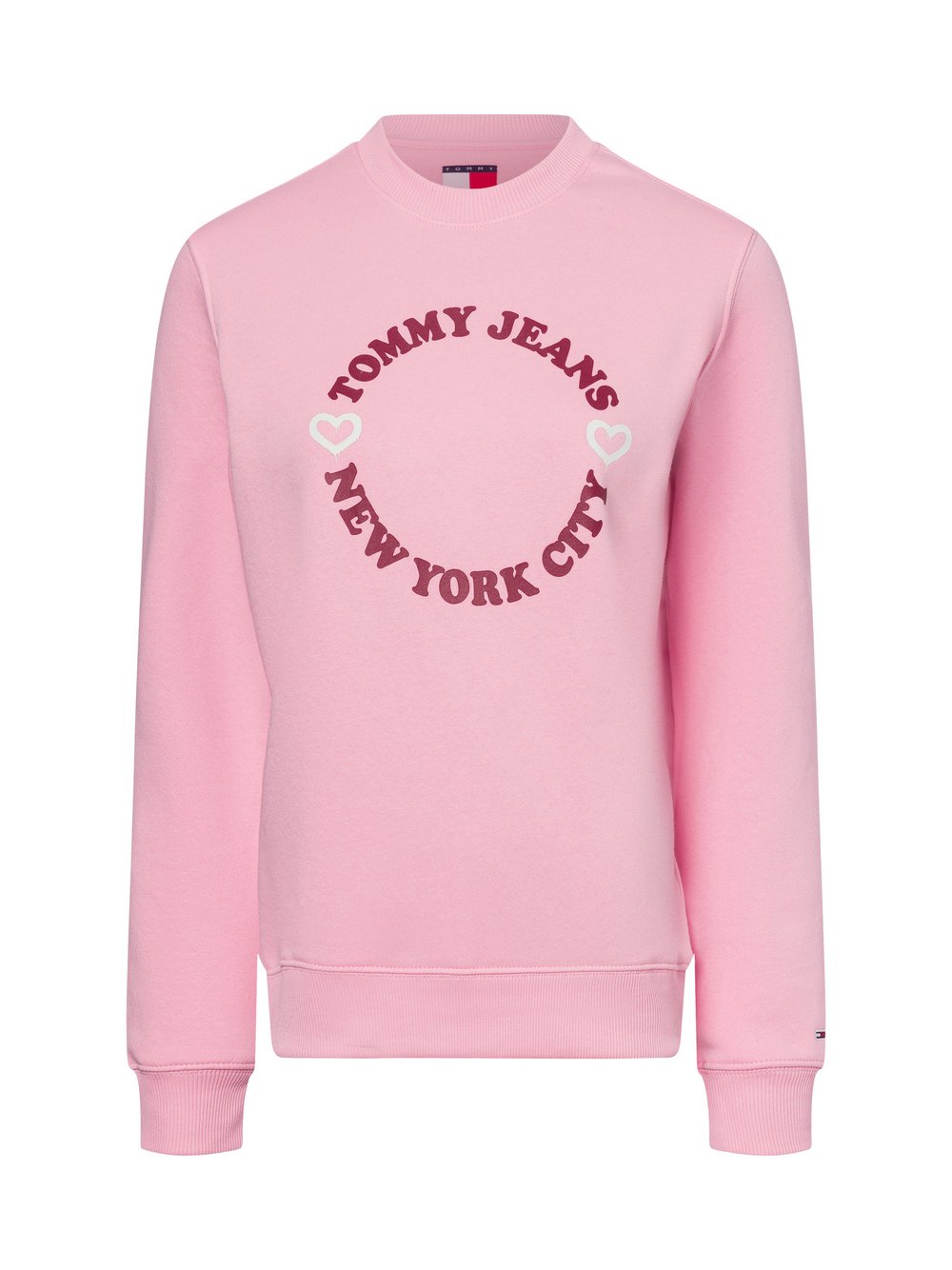 Tommy Jeans Sweatshirt Damen Baumwolle rosa, S