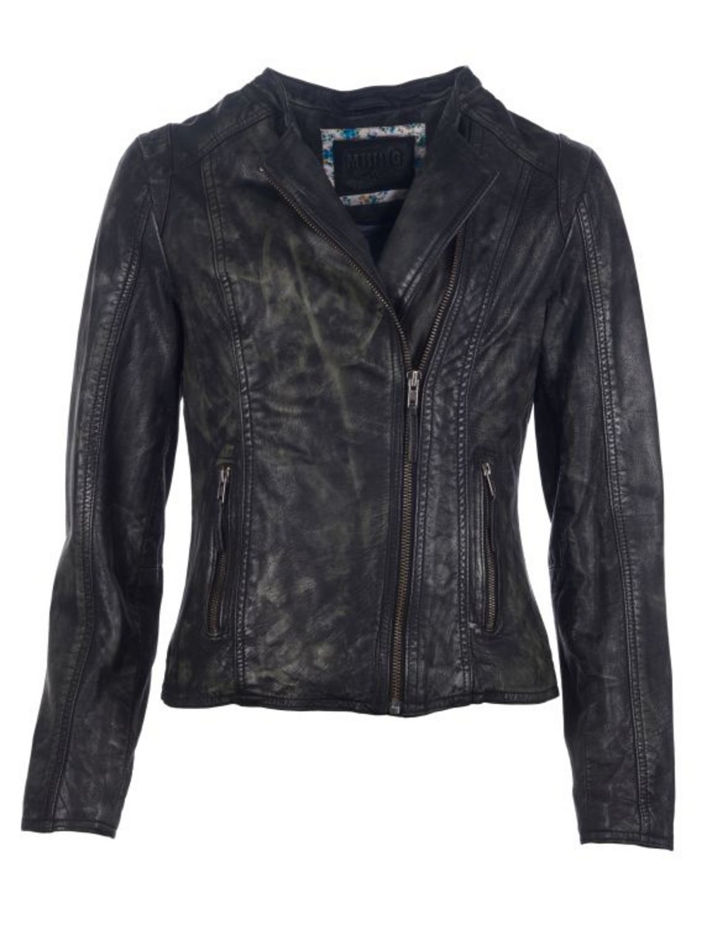 Mustang Lederjacke Damen schwarz, XS