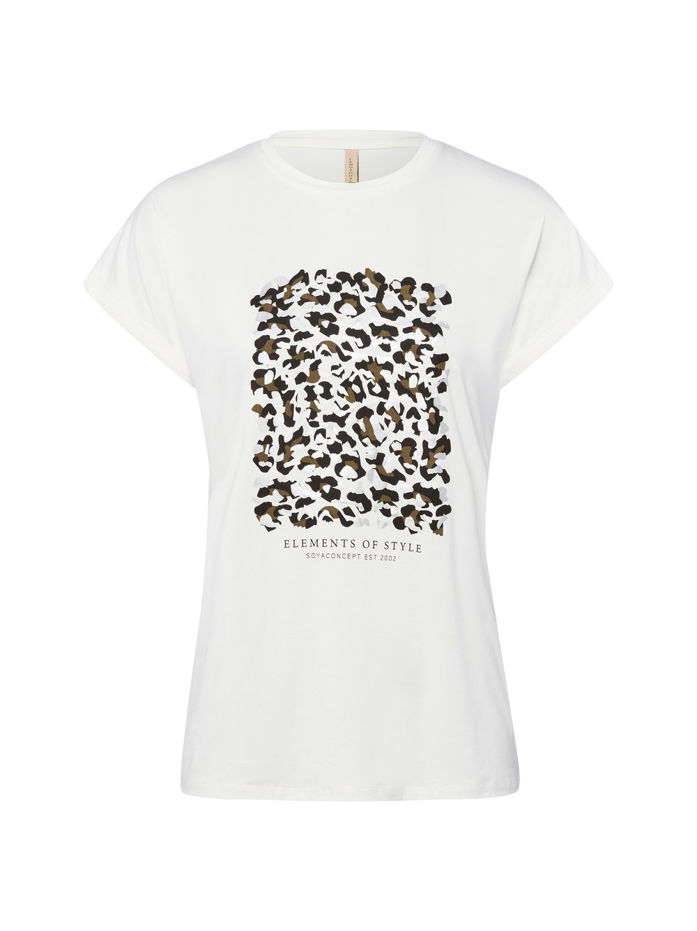 soyaconcept® T-Shirt SC-Marica Damen weiß bedruckt, S