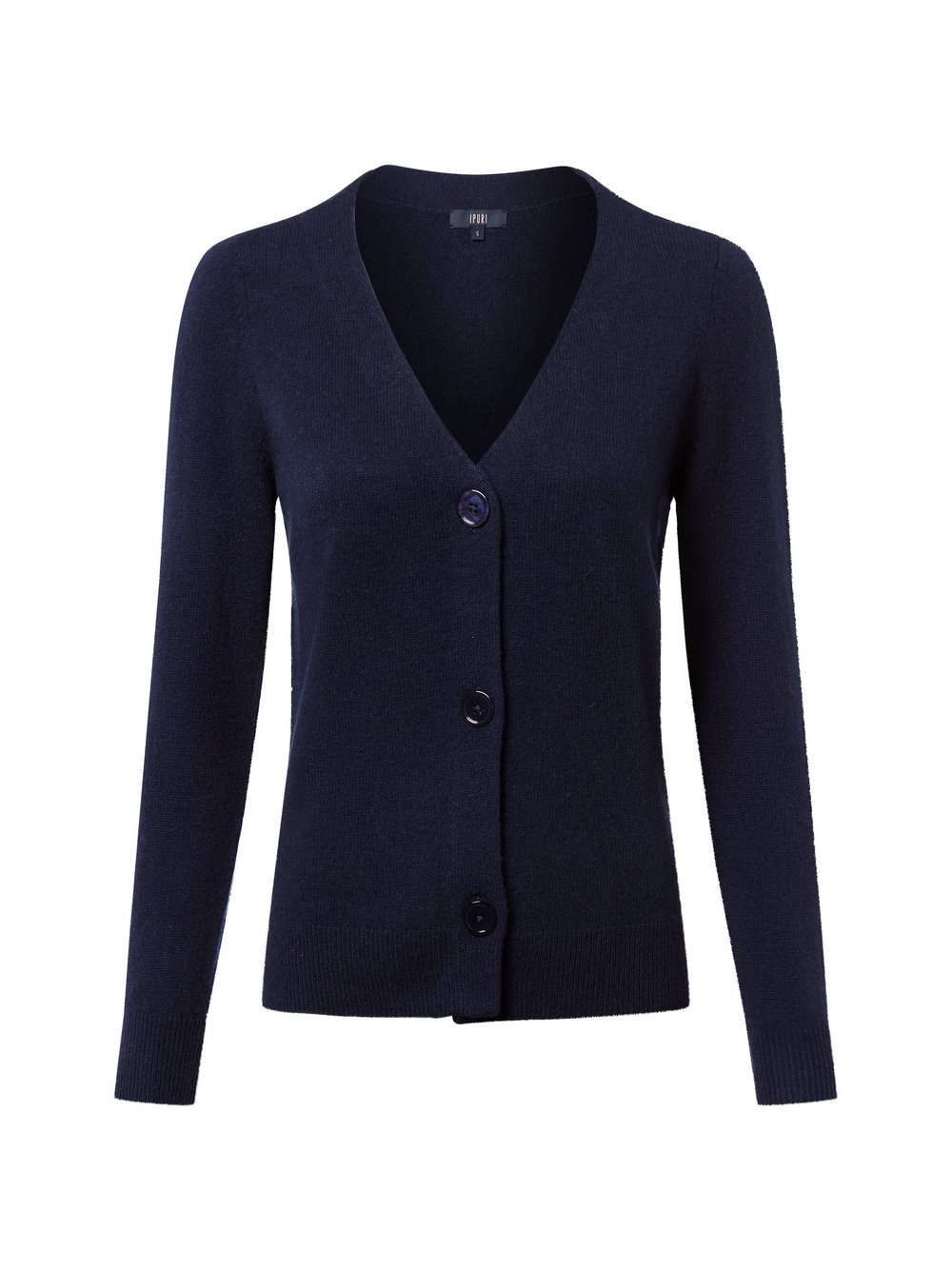 IPURI Pure Cashmere Strickjacke Damen blau, L
