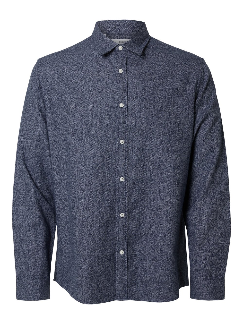 Thumbnail - Selected Hemd Herren Regular Fit Baumwolle blau, S