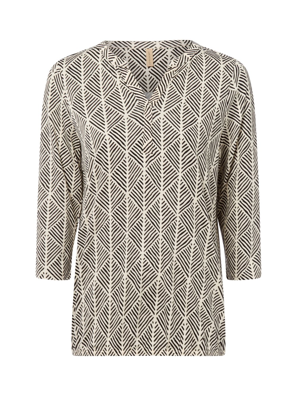 Thumbnail - soyaconcept® Blusenshirt Damen Baumwolle mehrfarbig gemustert, S