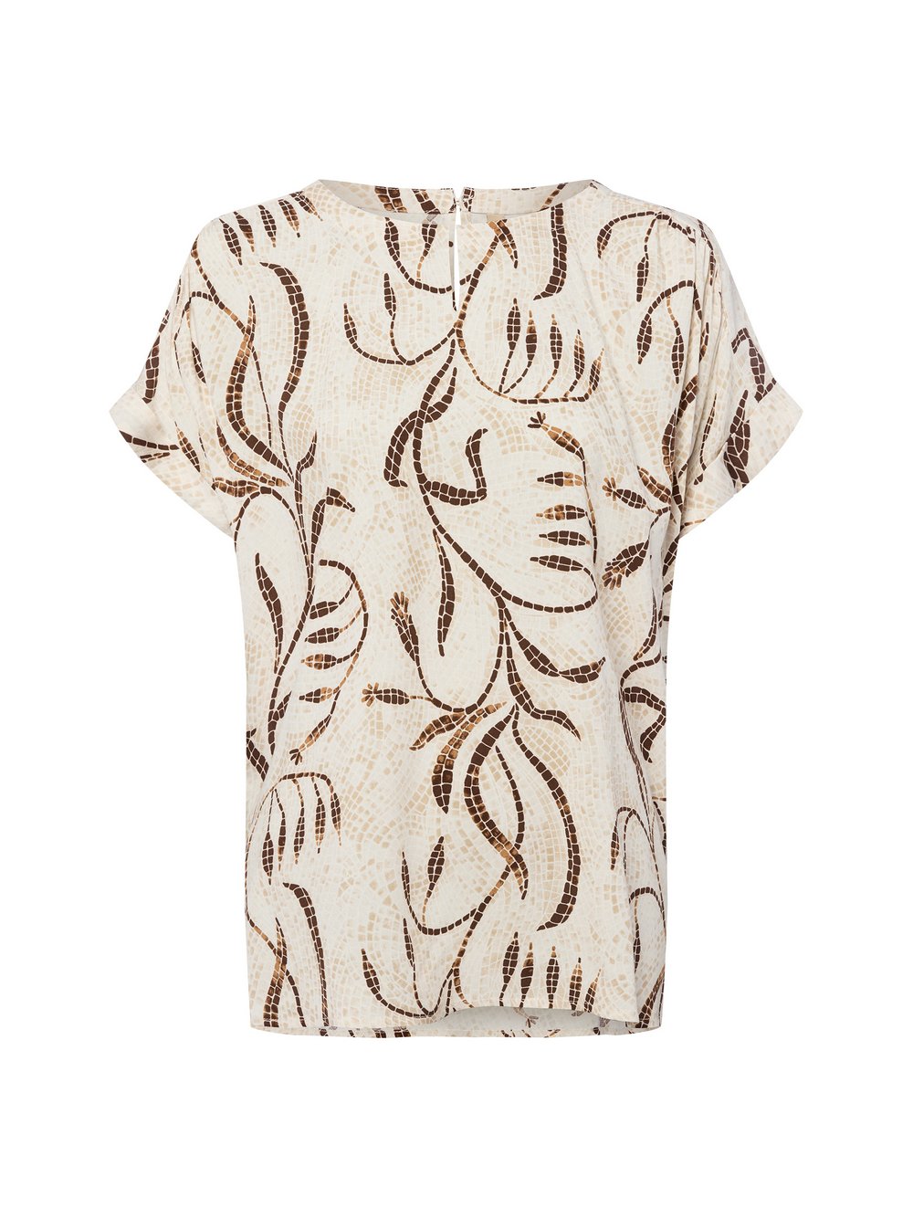 soyaconcept® Blusenshirt Damen Viskose mehrfarbig gemustert, XL