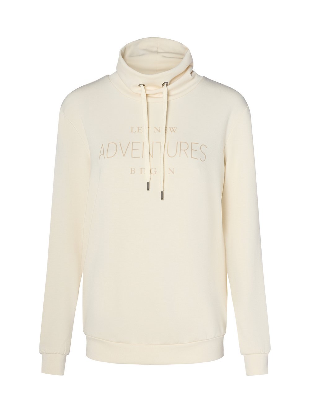 soyaconcept® Sweatshirt Damen Modal beige bedruckt, M
