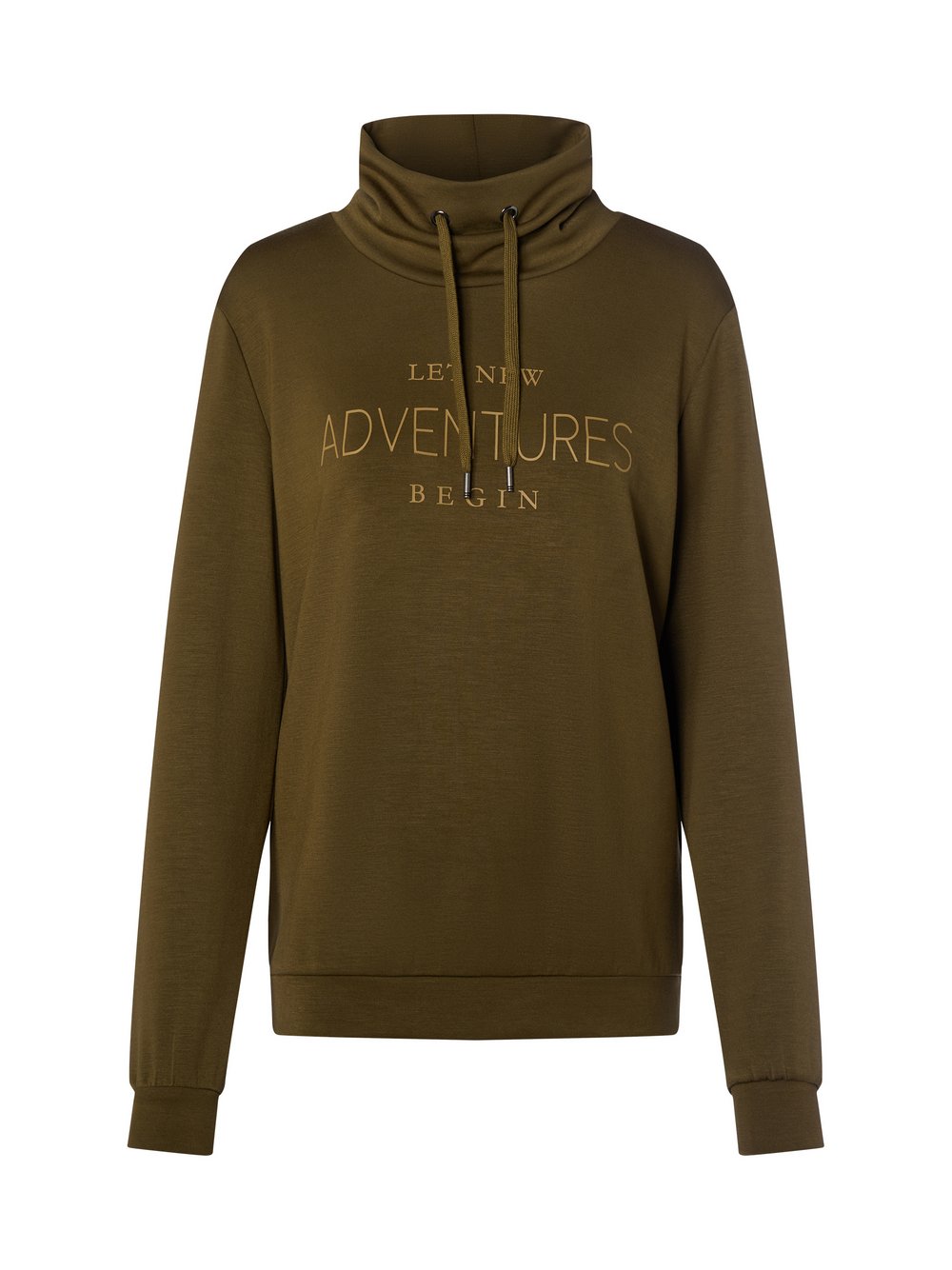 soyaconcept® Sweatshirt Damen Modal grün bedruckt, XL