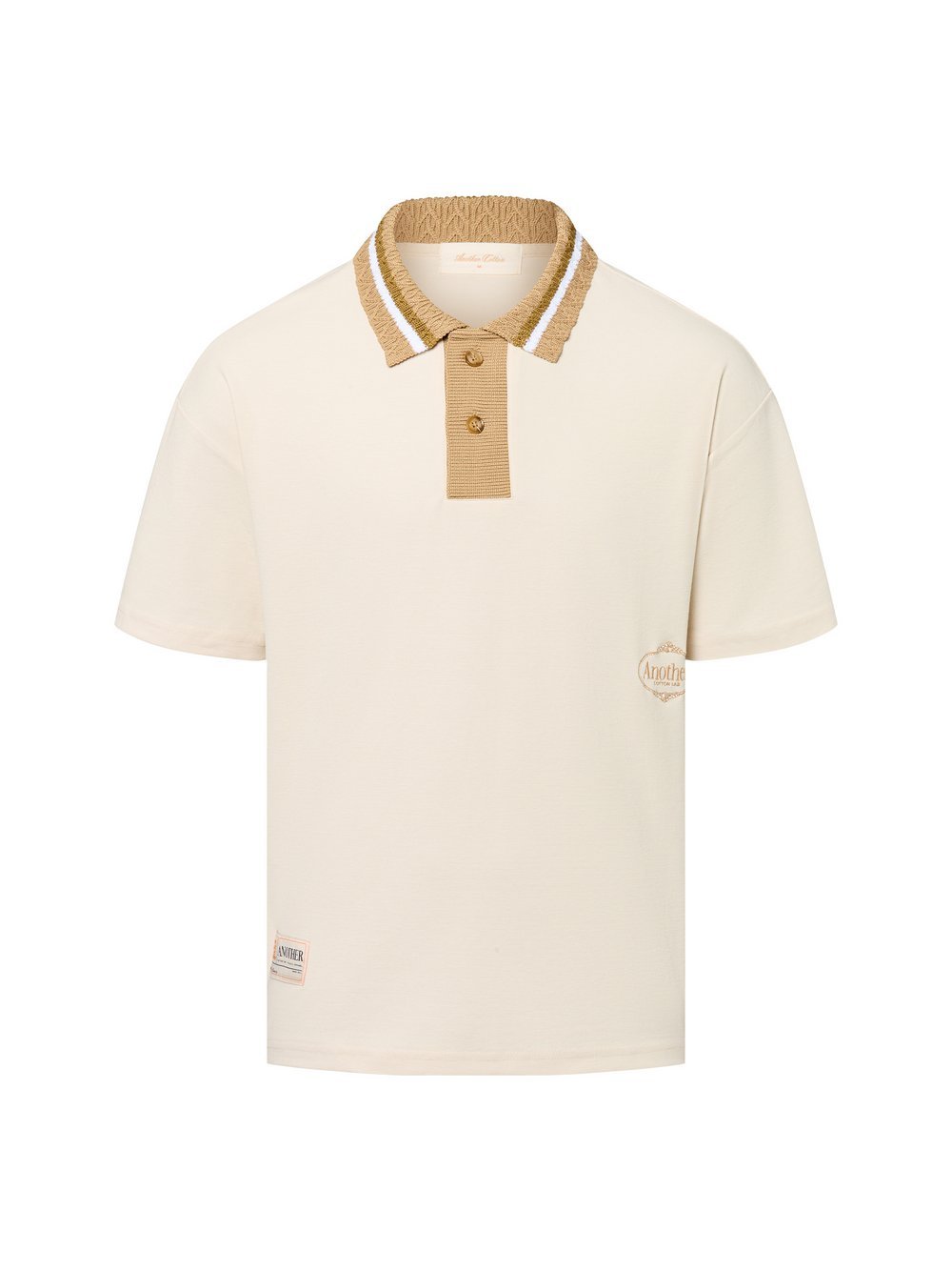 Another Cotton Lab Poloshirt Herren Baumwolle beige, L