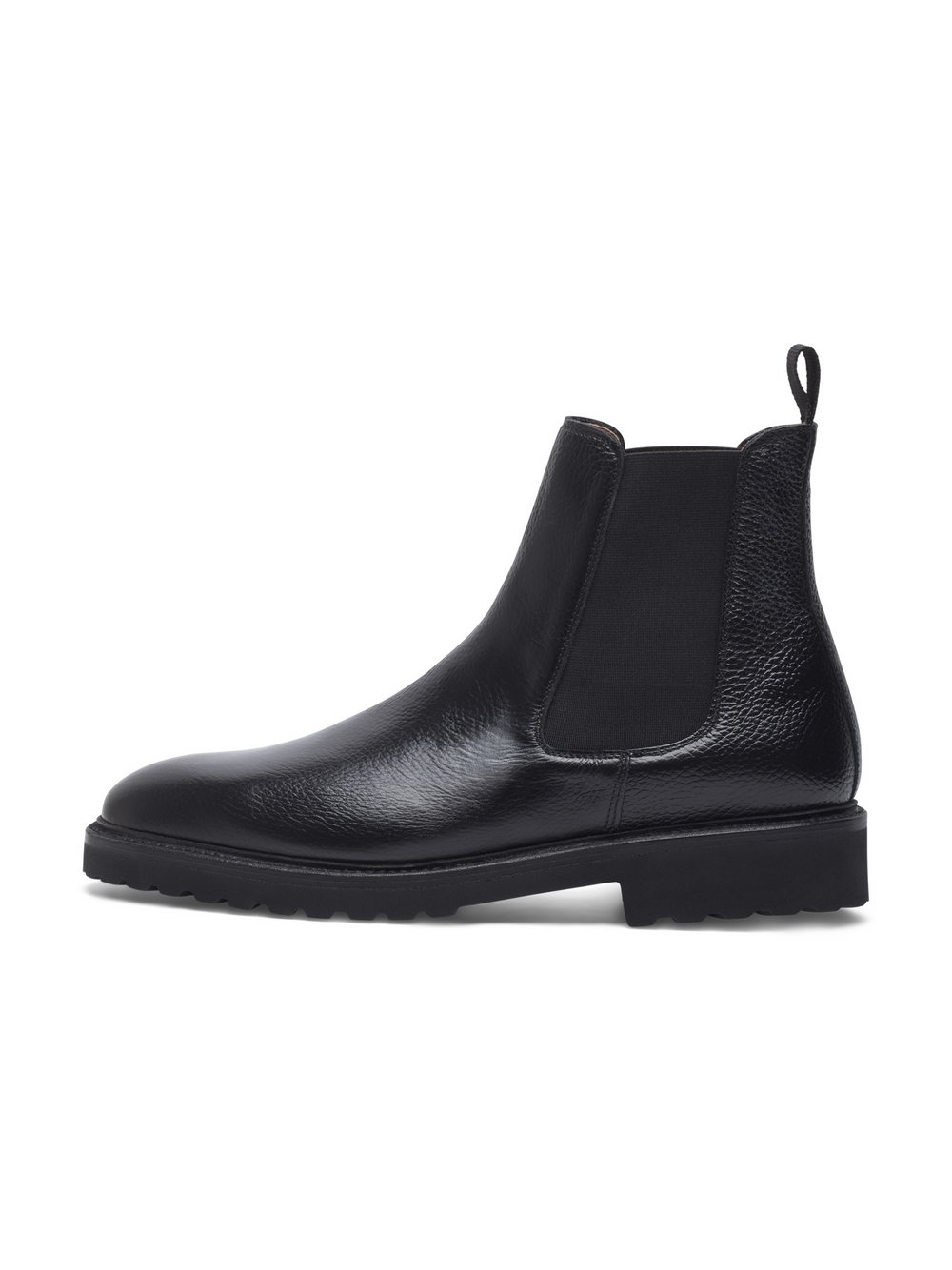 Henry Stevens Chelsea Boots – Winston CB6 Herren Leder schwarz, 43.5