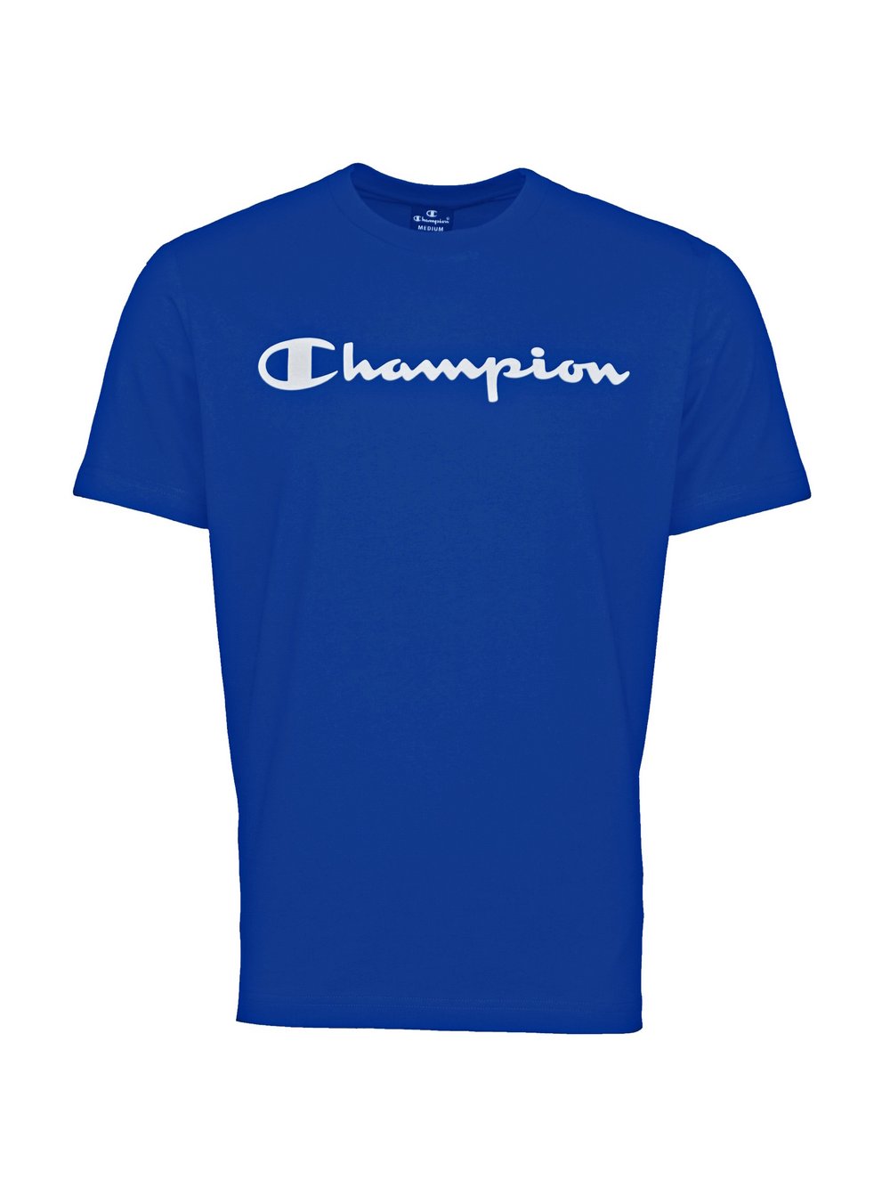 Champion T-Shirt Herren Baumwolle blau bedruckt, L