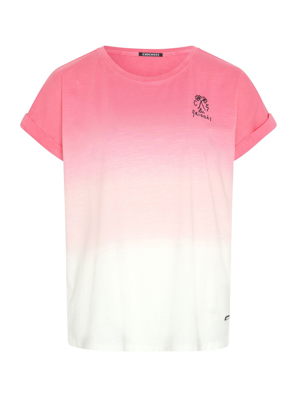 Chiemsee T-Shirt Damen Baumwolle pink gemustert, S