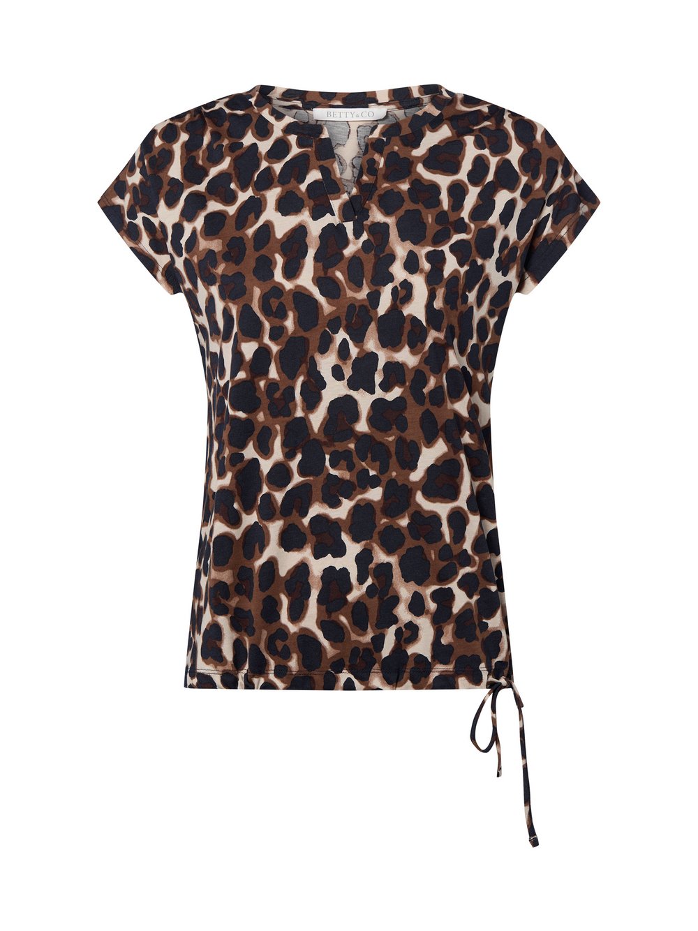 Betty & Co Shirt Damen Baumwolle mehrfarbig gemustert, L