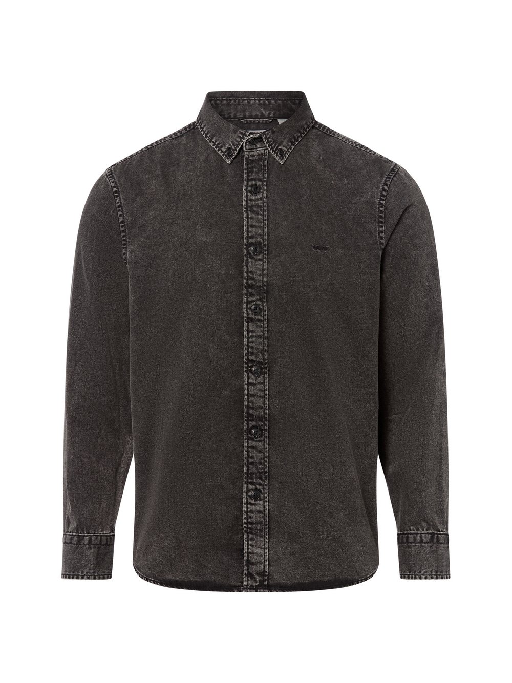 Levi's Jeanshemd Herren Comfort Fit Baumwolle grau meliert, M