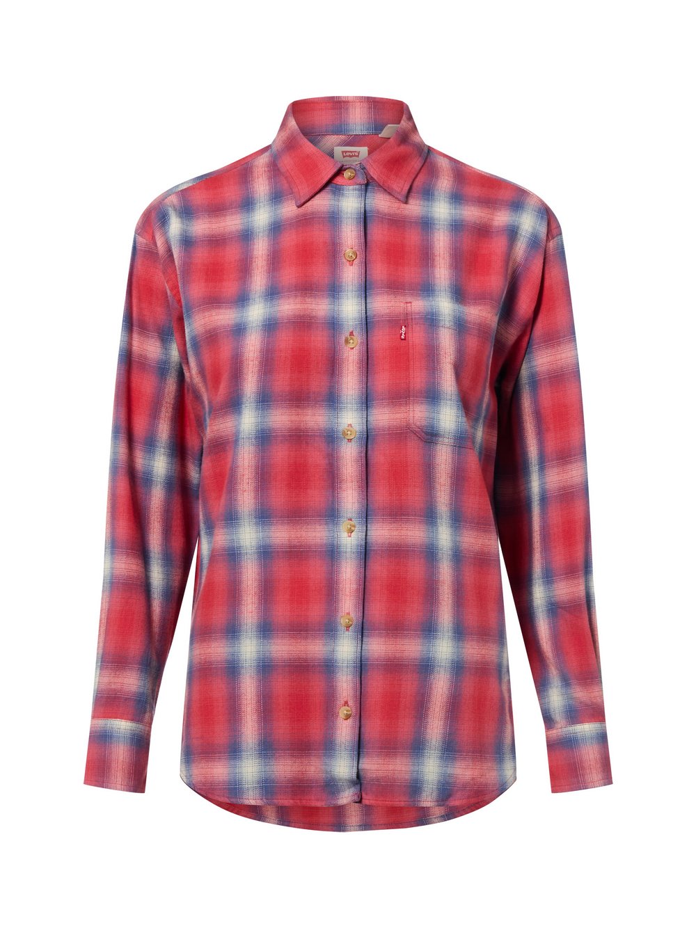 Levi's Bluse Damen Baumwolle mehrfarbig kariert, S