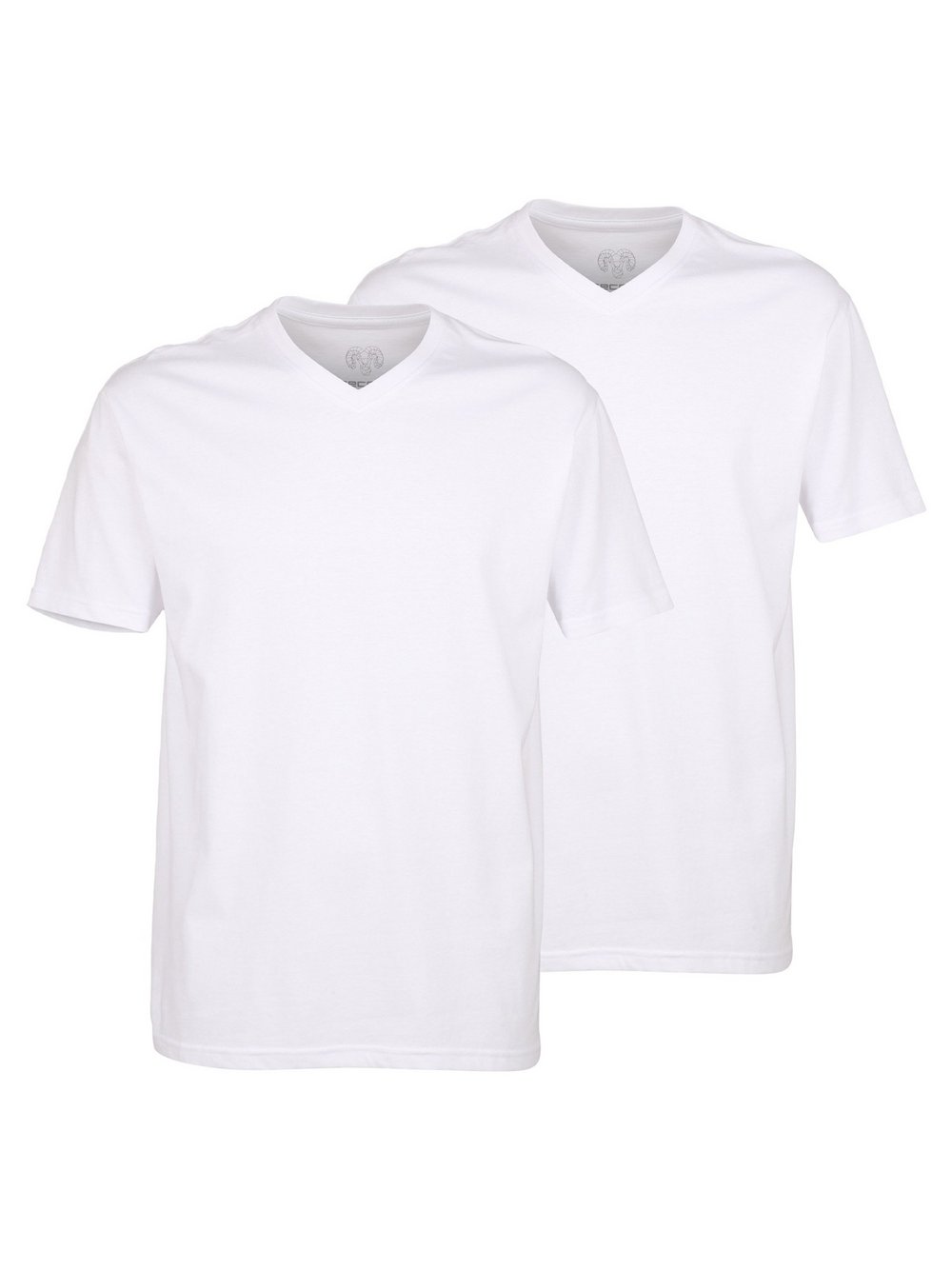 Ceceba T-Shirt 2er Pack Herren Baumwolle weiß, 5XL