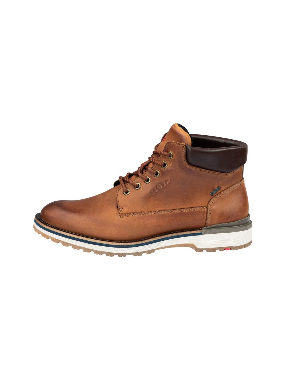 Lloyd Schnürstiefelette Herren Leder braun, 8.5