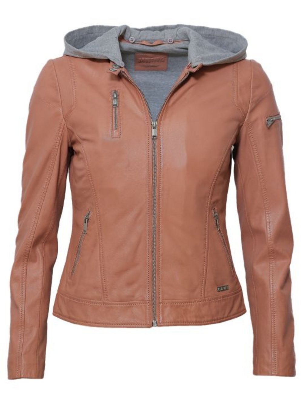 Thumbnail - Mustang Lederjacke Damen braun, M