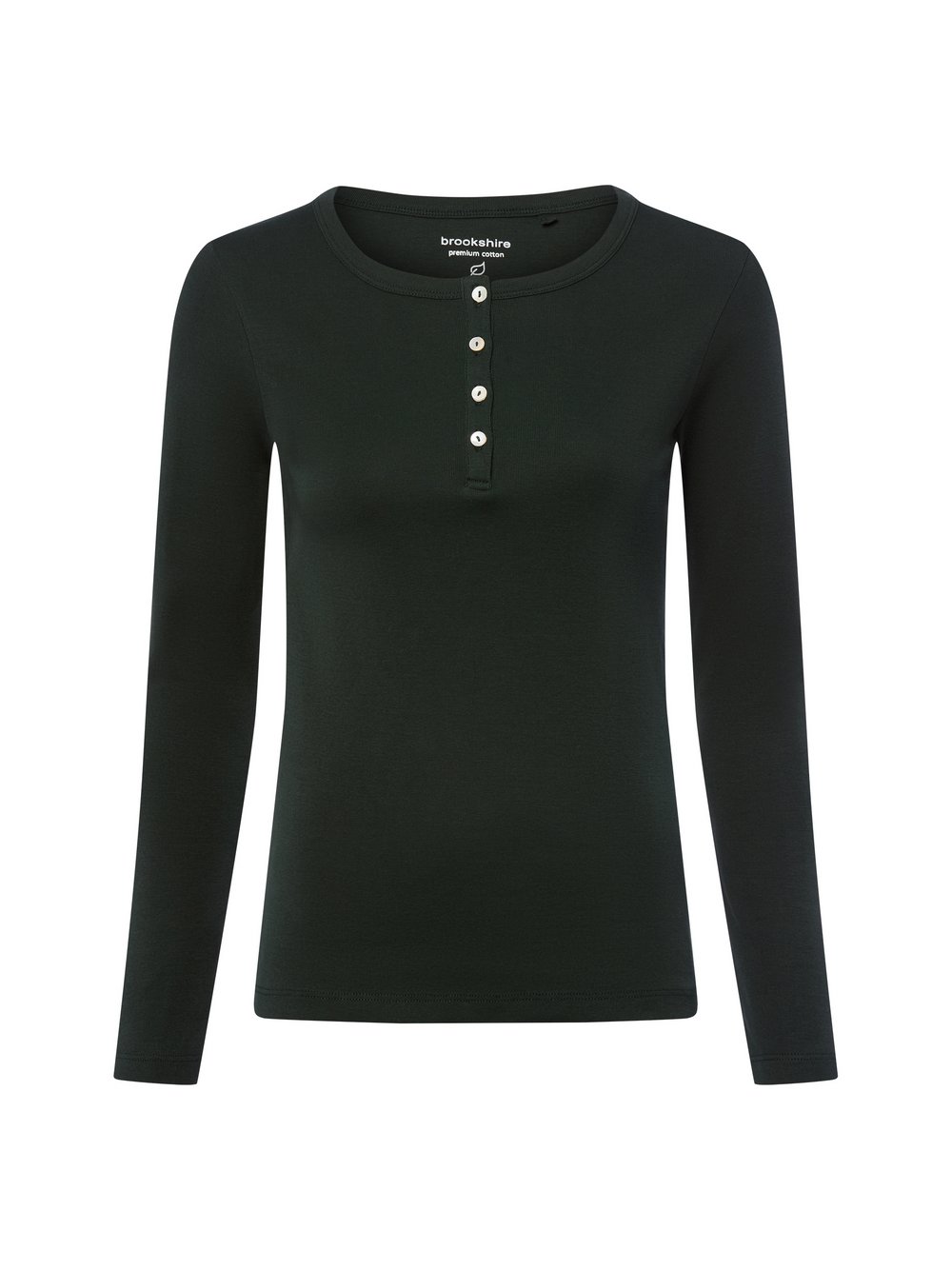 brookshire Langarmshirt Damen Baumwolle grün, XXXL