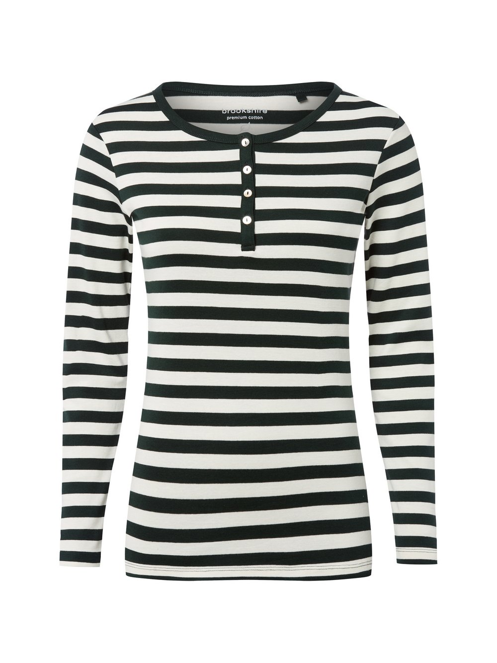 brookshire Langarmshirt Damen Baumwolle mehrfarbig gestreift, XL