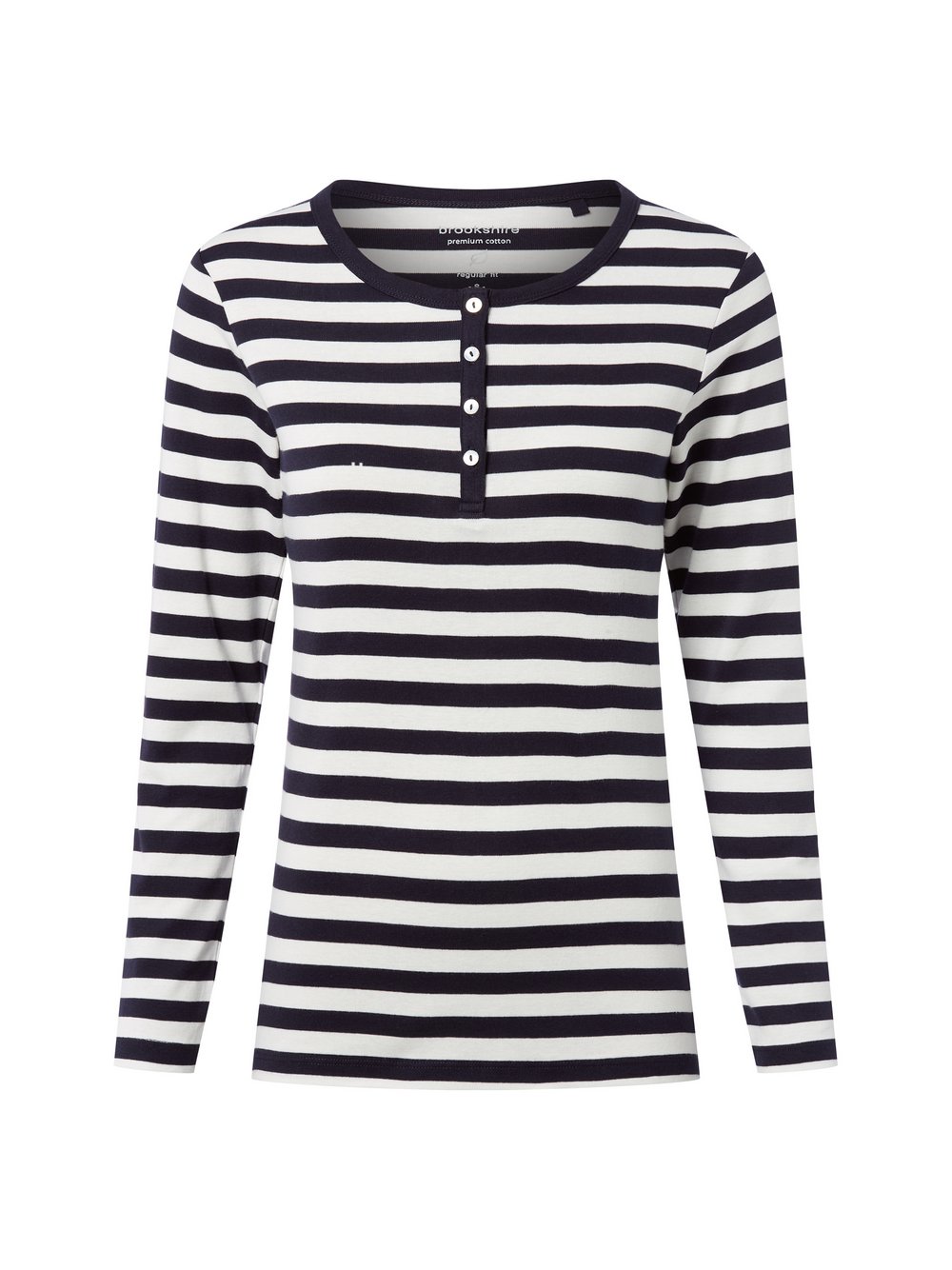 brookshire Langarmshirt Damen Baumwolle mehrfarbig gestreift, XXL