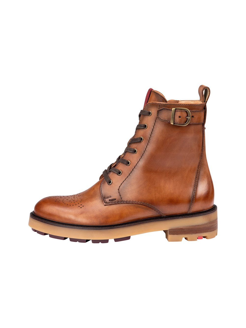 Lloyd Schnürstiefelette Damen Leder braun, 4