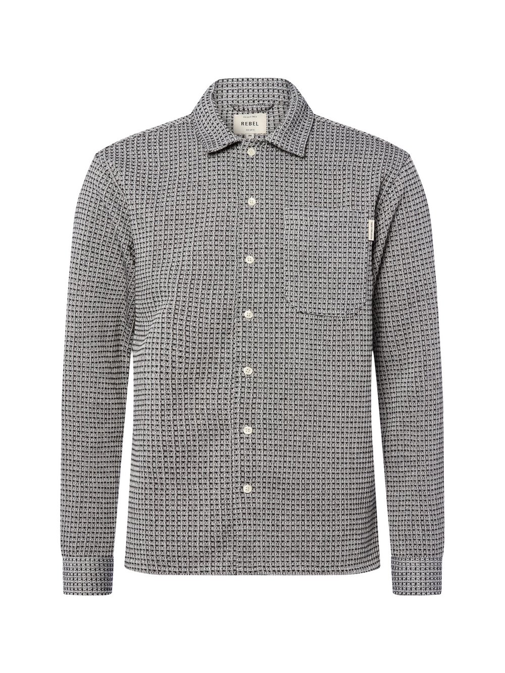 Redefined Rebel Overshirt Herren Regular Fit mehrfarbig gemustert, L