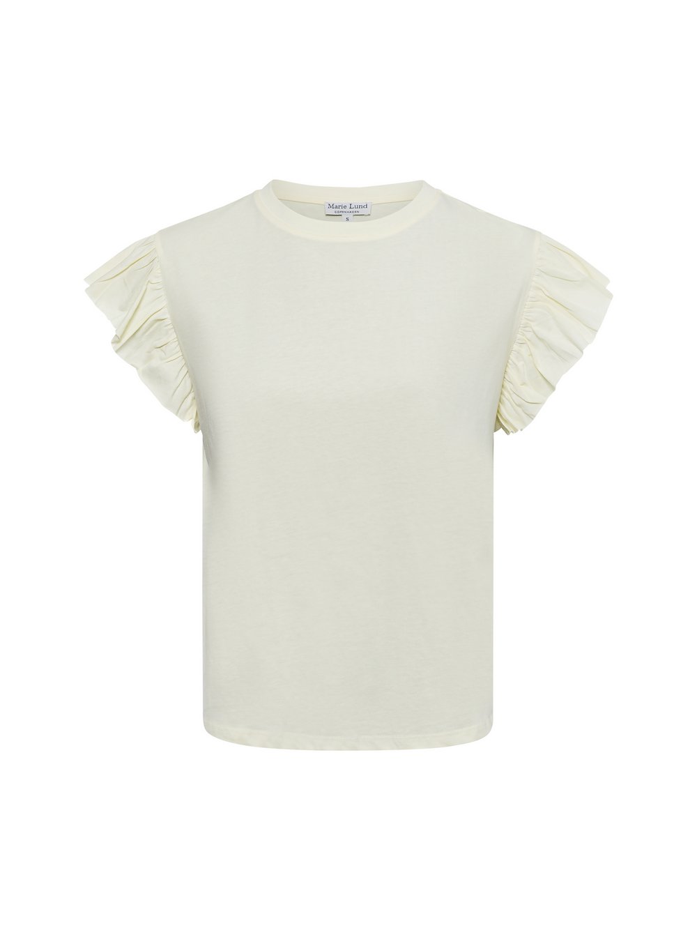 Marie Lund T-Shirt Damen Baumwolle gelb, XS
